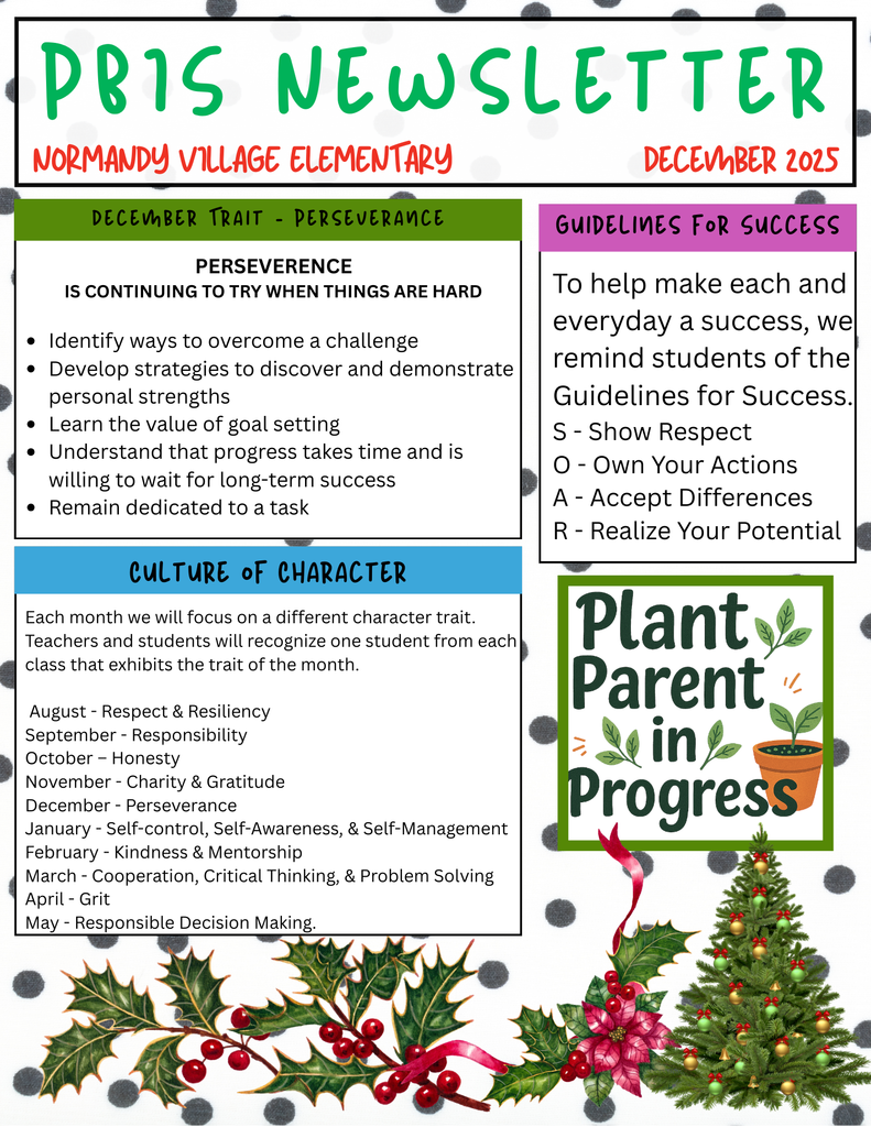 PBIS December Newsletter