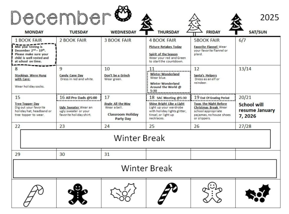 December Calendar