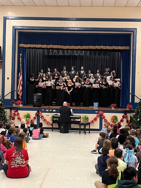 Students in the auditorium