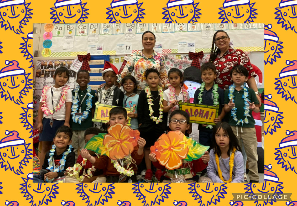 12.5 Mele Kalikimaka/Hawaiian Christmas Day - Ms. Rios' Kindergarteners