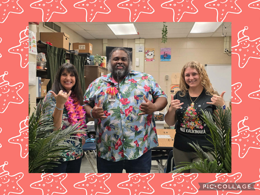 12.5 Mele Kalikimaka/Hawaiian Christmas Day  - 5th Grade Teachers
