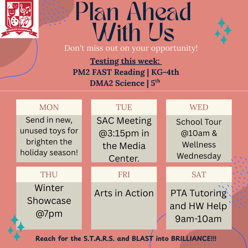 Week At a Glance 12/08-12