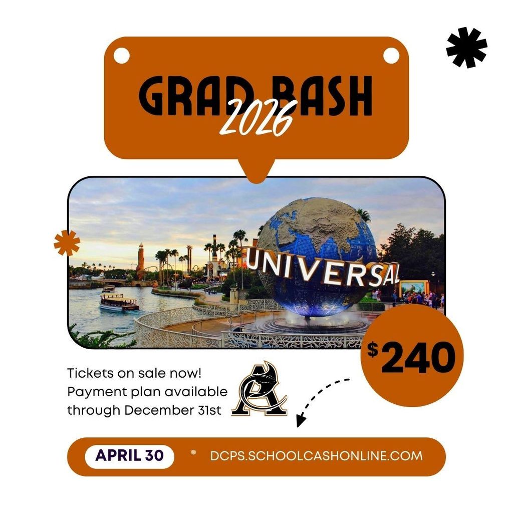 Grad Bash 2026 Tickets on sale now! See post for more details.