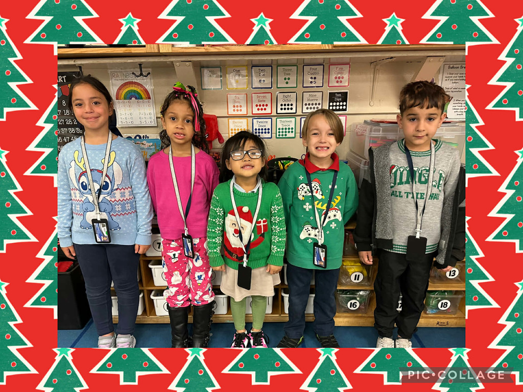 12.8.25 Holiday Sweater Day - Ms. Affatato's 1st Graders