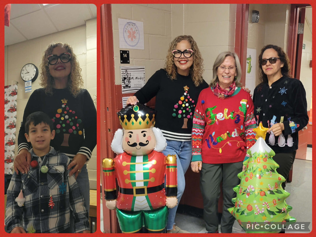 12.8.25 Holiday Sweater Day - Ms. N Mendez's PreK students