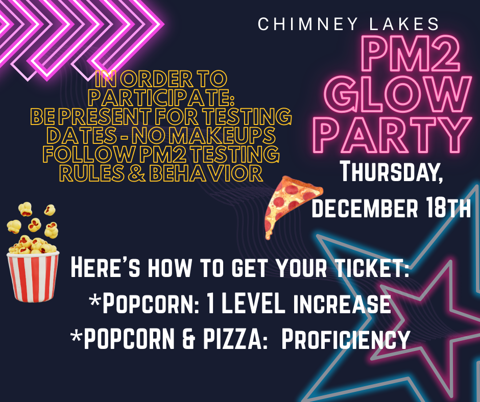 K-2 Glow Party