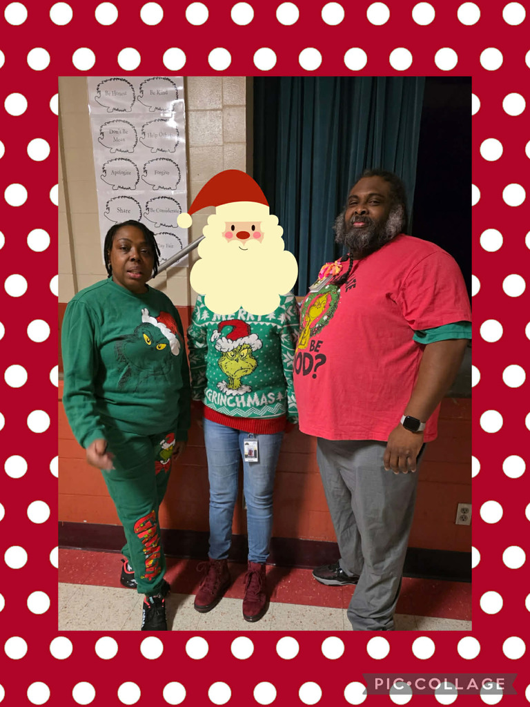 12.10.25 Grinch Day/Holiday Character Day - Staff Photo