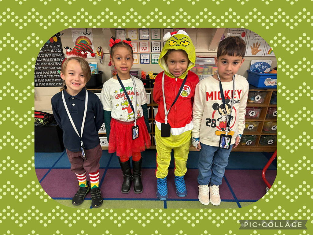 12.10.25 Grinch Day/Holiday Character Day - Ms. Affatato's 1st Graders