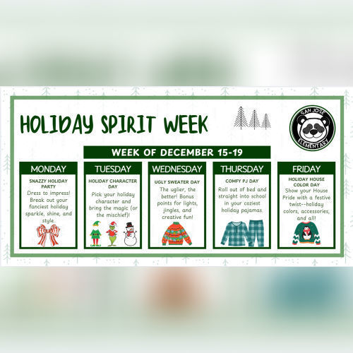 Holiday Spirit Week