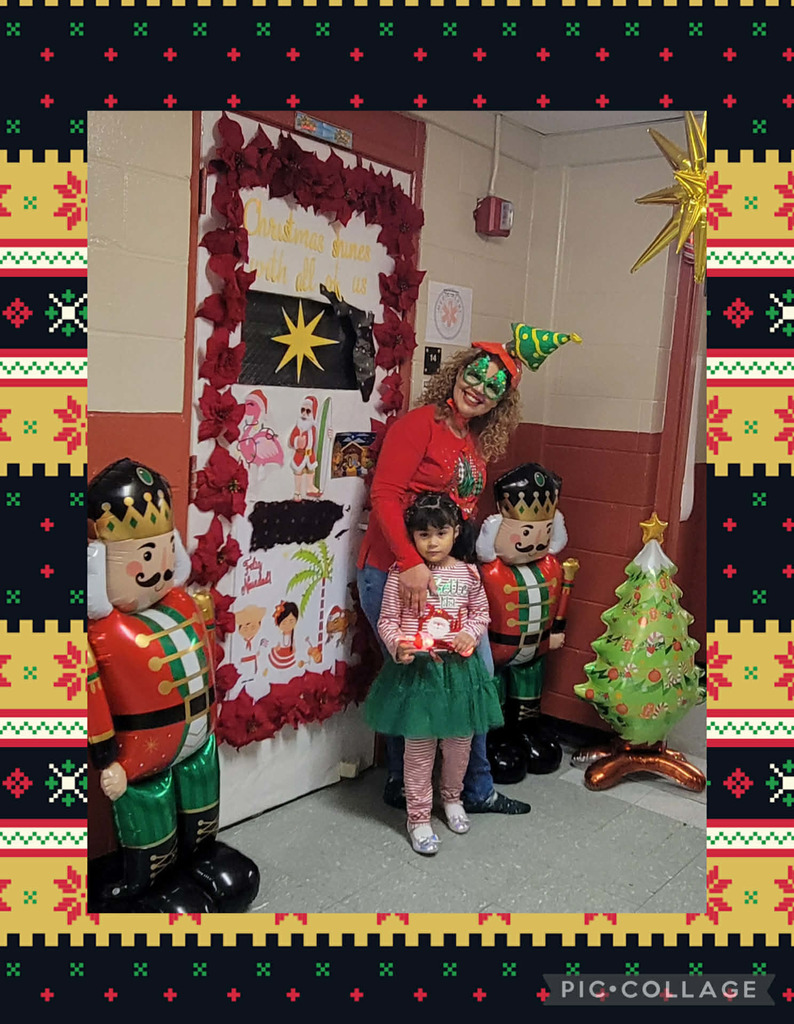 12.15.25 "Holiday Cheer From Head To Toe" Day - Mrs. N Mendez & her PreK student