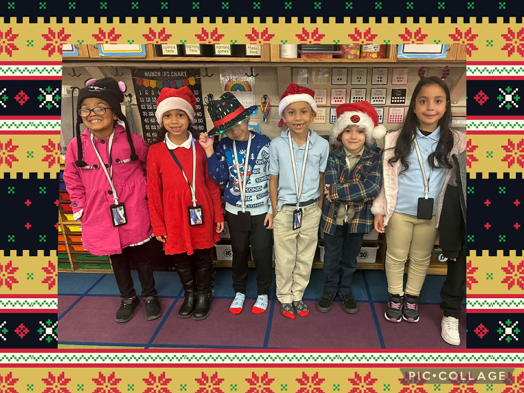 12.15.25 "Holiday Cheer From Head To Toe" Day - Ms. Affatato's 1st Graders