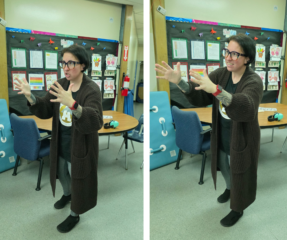 classroom interpreter Alissa Liufu