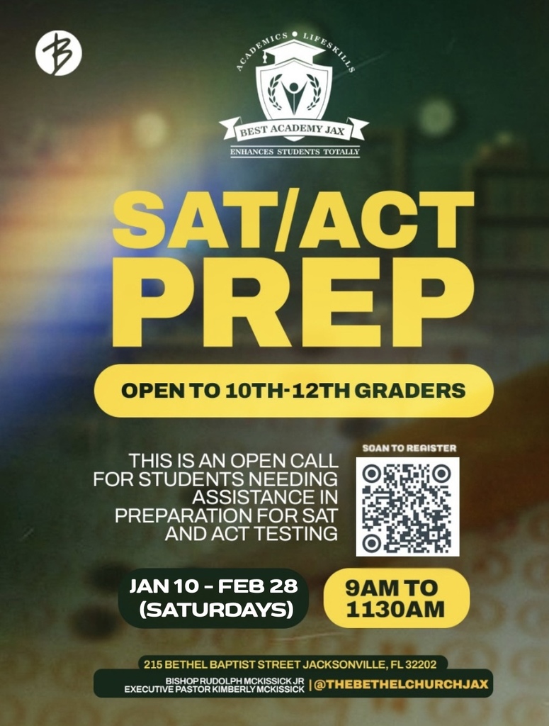 SAT/ACT Prep for 10-12 Graders. See post for more info and to register.