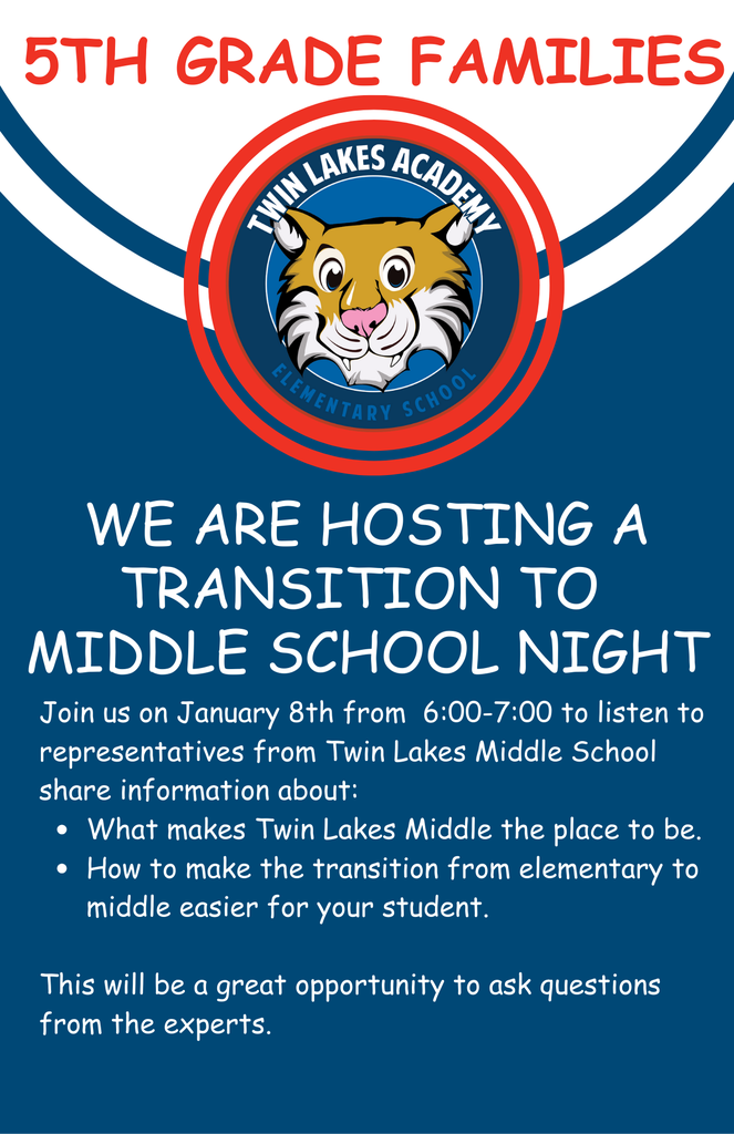 Transition to Middle School Night