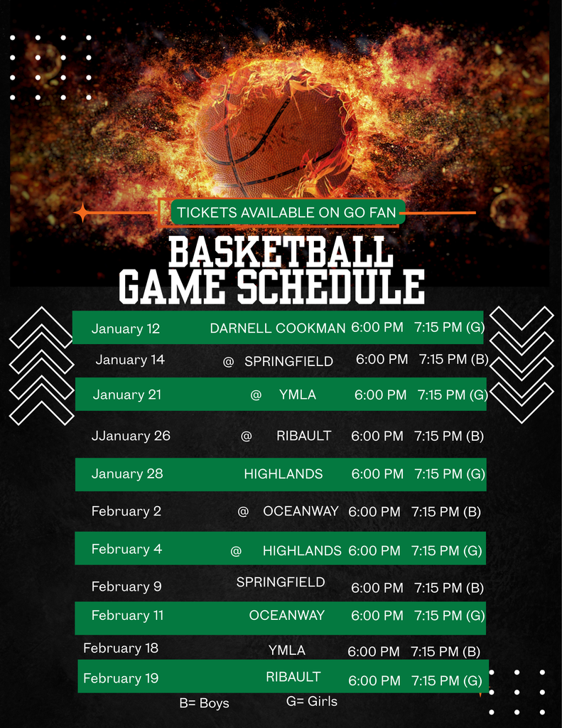Basketball Schedule
