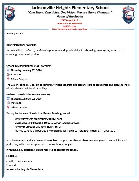 Flyer for SAC and Midyear Stakeholder Review