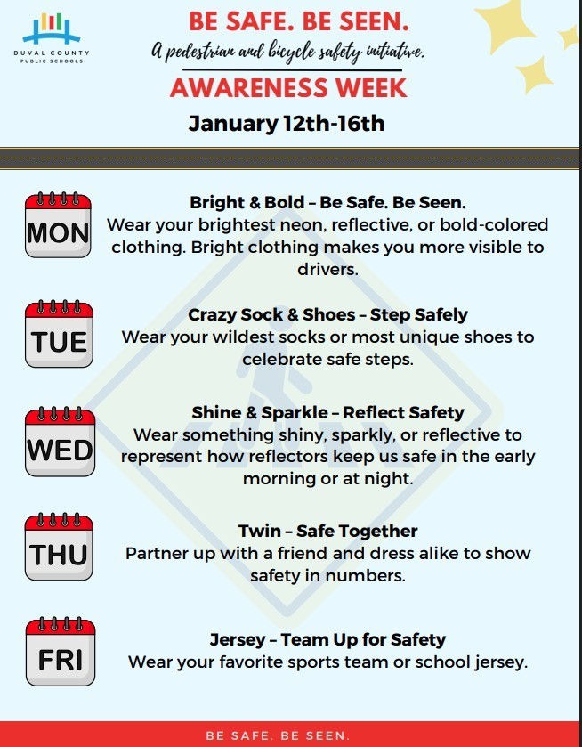 Be Safe. Be Seen. Awareness Week 