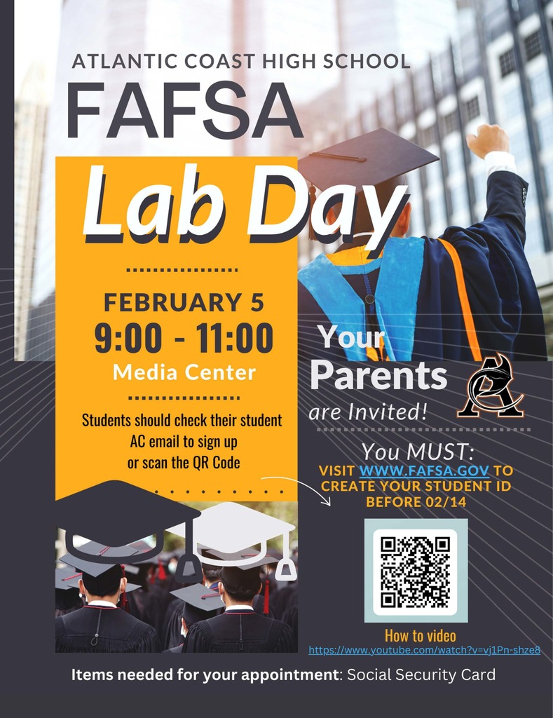 ACHS FAFSA Lab Day on 2-5-26. See post for more details.