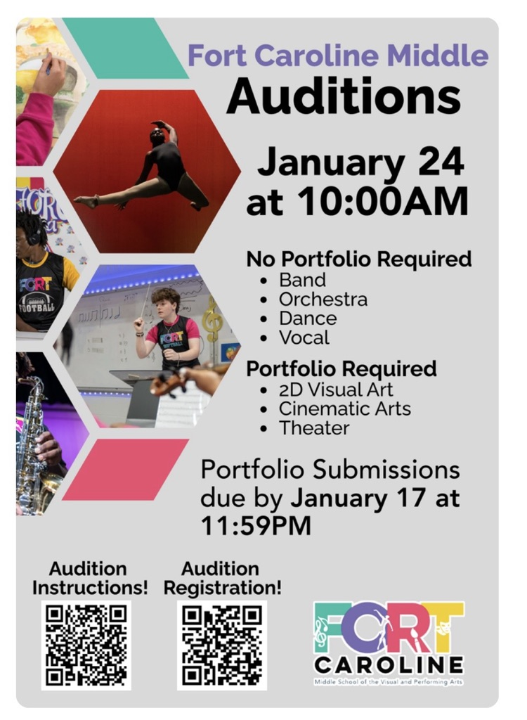 Fort Caroline Auditions
