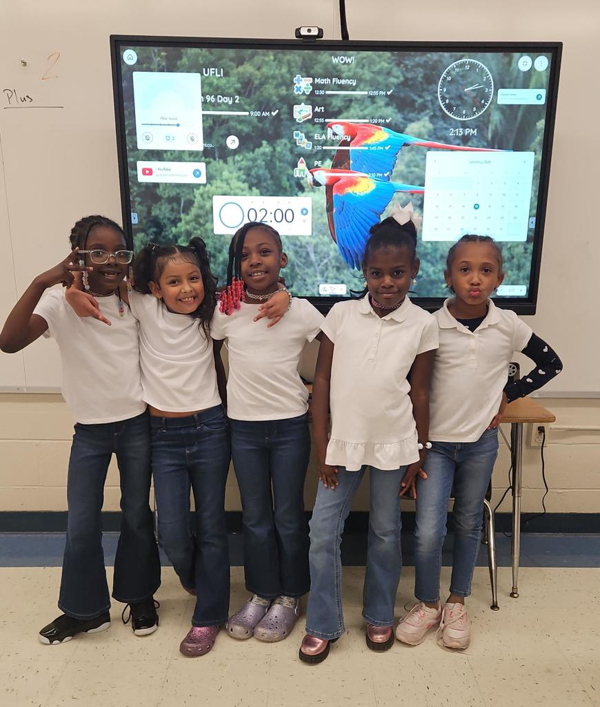 students dressed alike