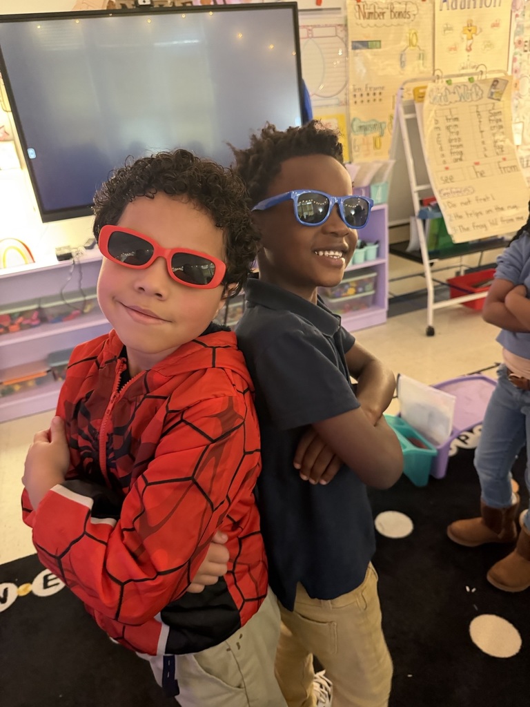 Students with sunglasses on