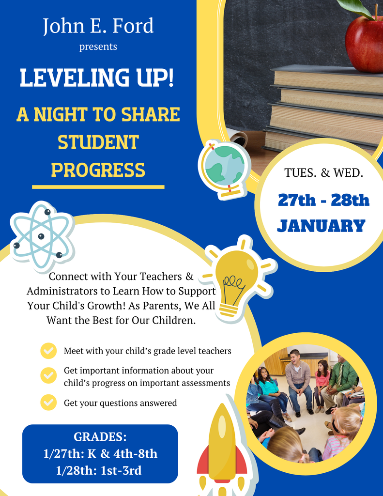 Flyer of John E. Ford Parent Night