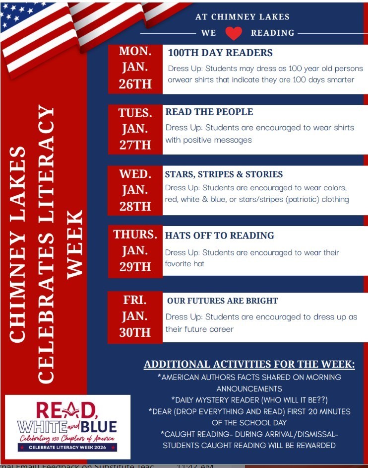 Literacy Week Flyer