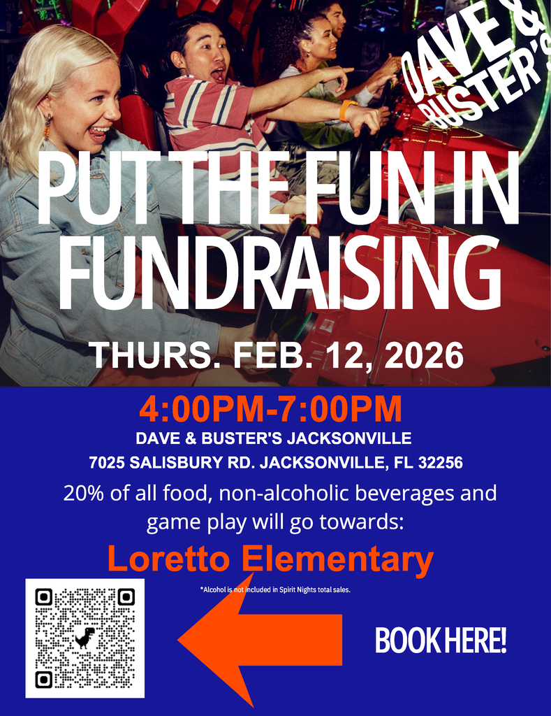 Sprit Night at Dave & Busters Feb. 12th