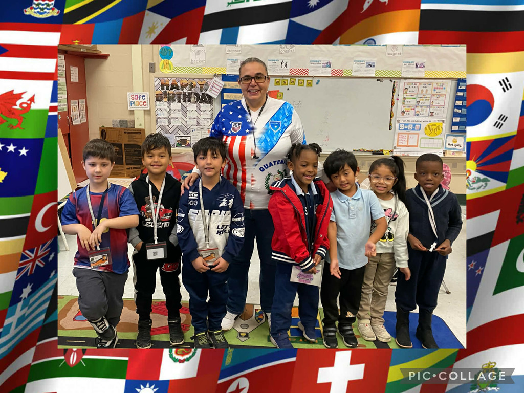 READ, White & Blue Day - Ms. Rios' Kindergarteners