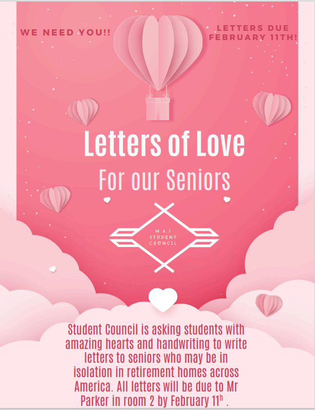 Letters of Love For our Seniors Flyer