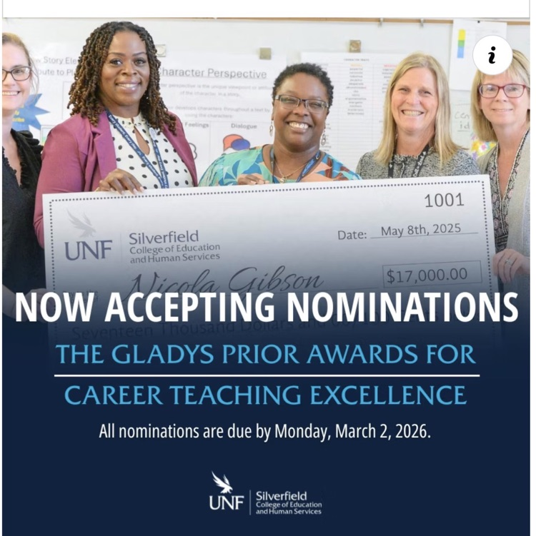 Nominate a deserving teacher for the Gladys Prior award.