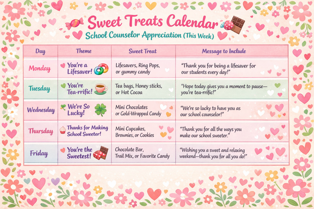 School Counselor Appreciation Week