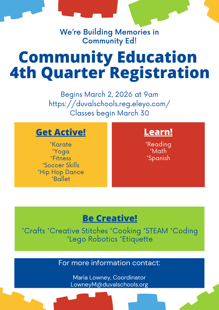 4th quarter community ed