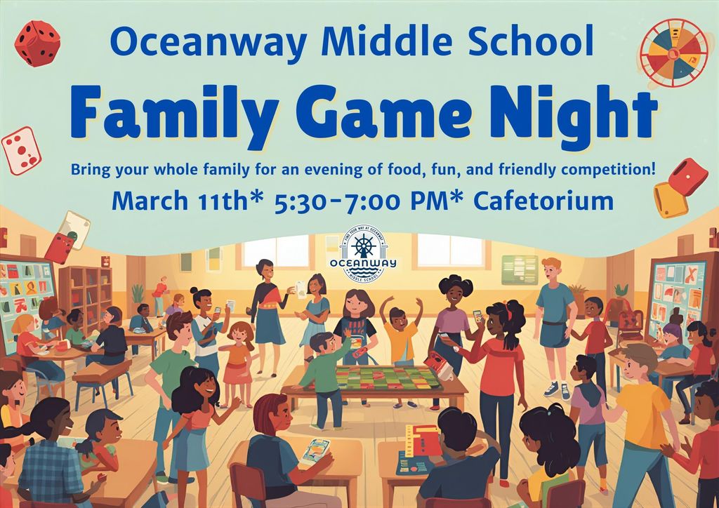 Flyer on Family Game Night
