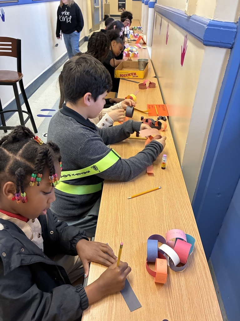 student working on craft