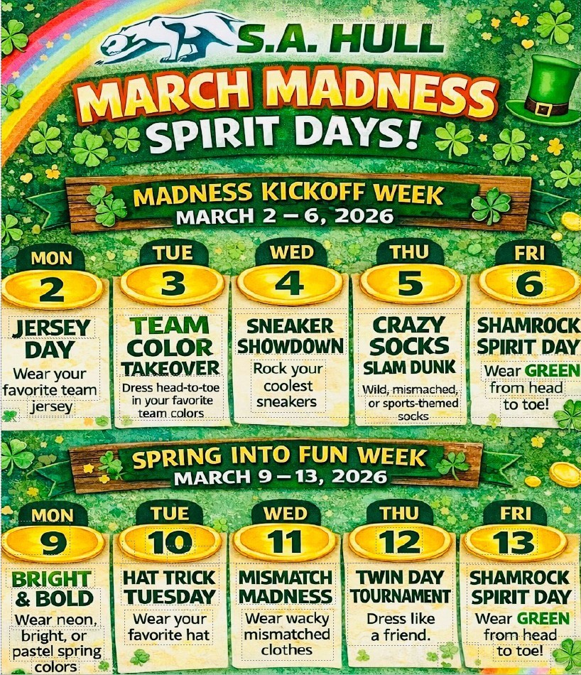 March Madness Spirit Days