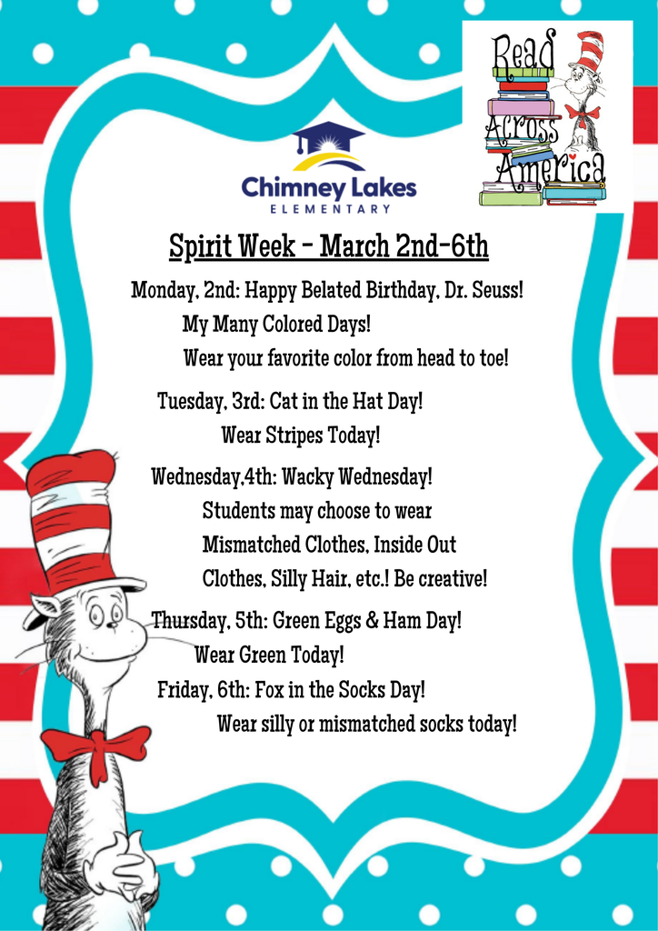 Dr Seuss Week 