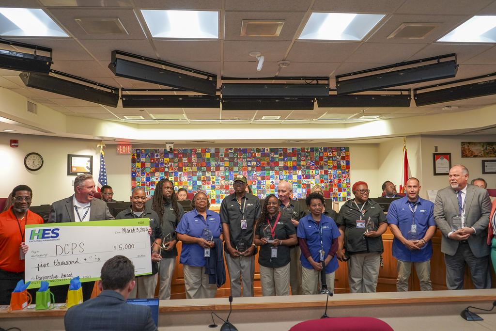 HES Facilities Management Employees and Schools of the Year