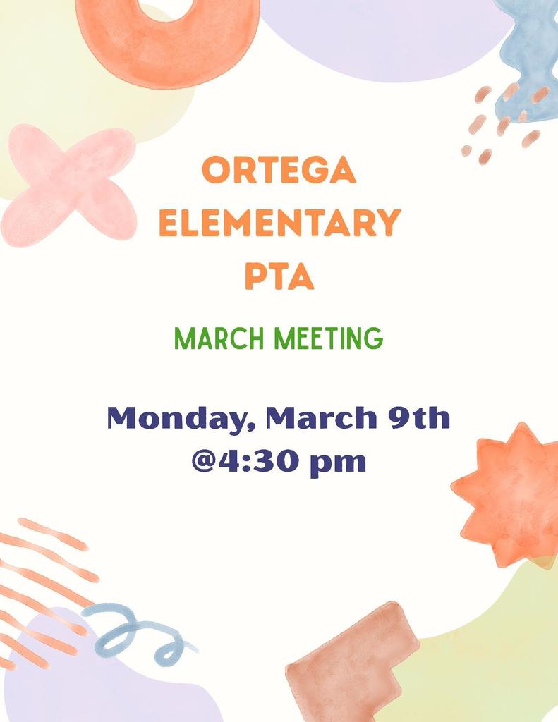 March PTA Flyer