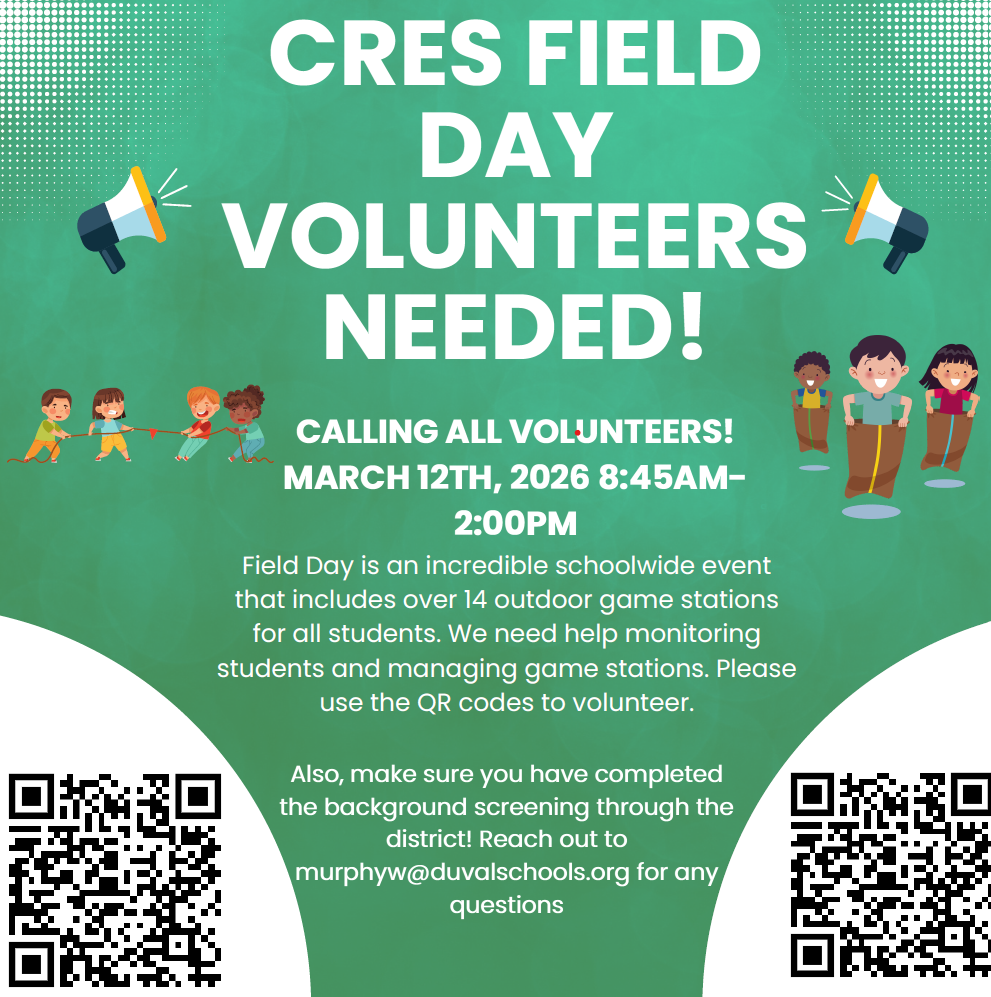 Field Day Volunteers Needed - March 12th 
