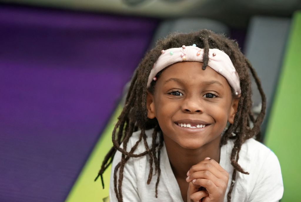 Kindergarten students participating in a classroom learning activity in Zetosha Williams’ classroom at Dinsmore Elementary with Duval County Public Schools.