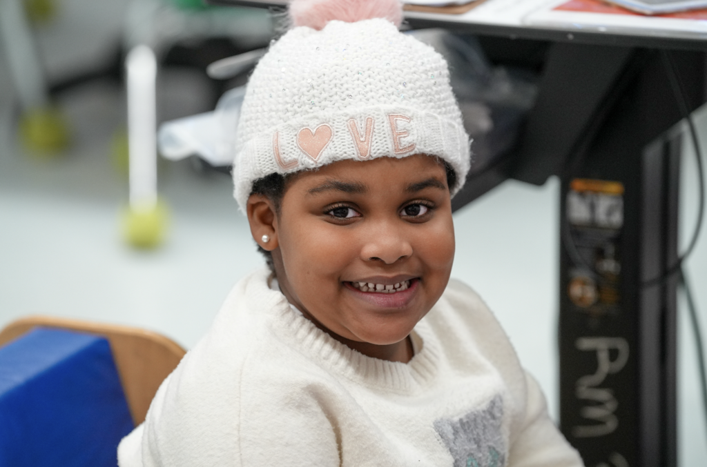 Kindergarten students participating in a classroom learning activity in Zetosha Williams’ classroom at Dinsmore Elementary with Duval County Public Schools.