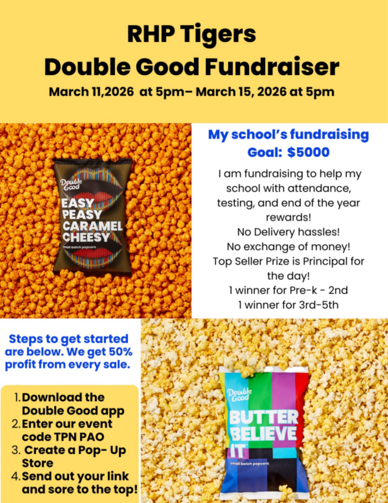 Popcorn Sale Begins Today!