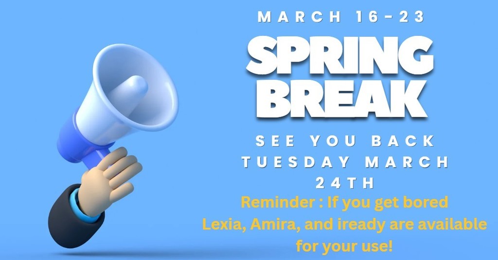 spring break march 16-23