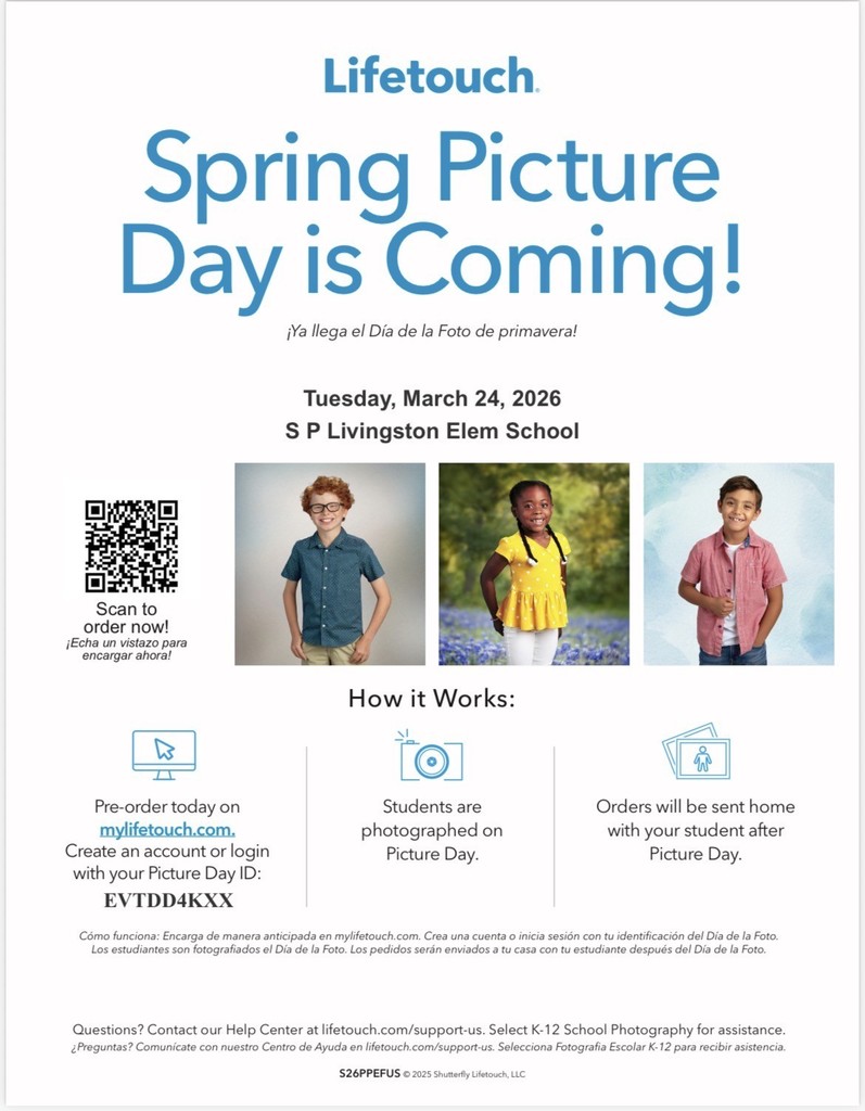 Spring Picture Day is Tomorrow, March 24th!! 