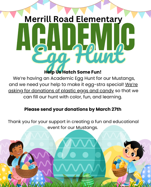 Donation for our Egg Hunt