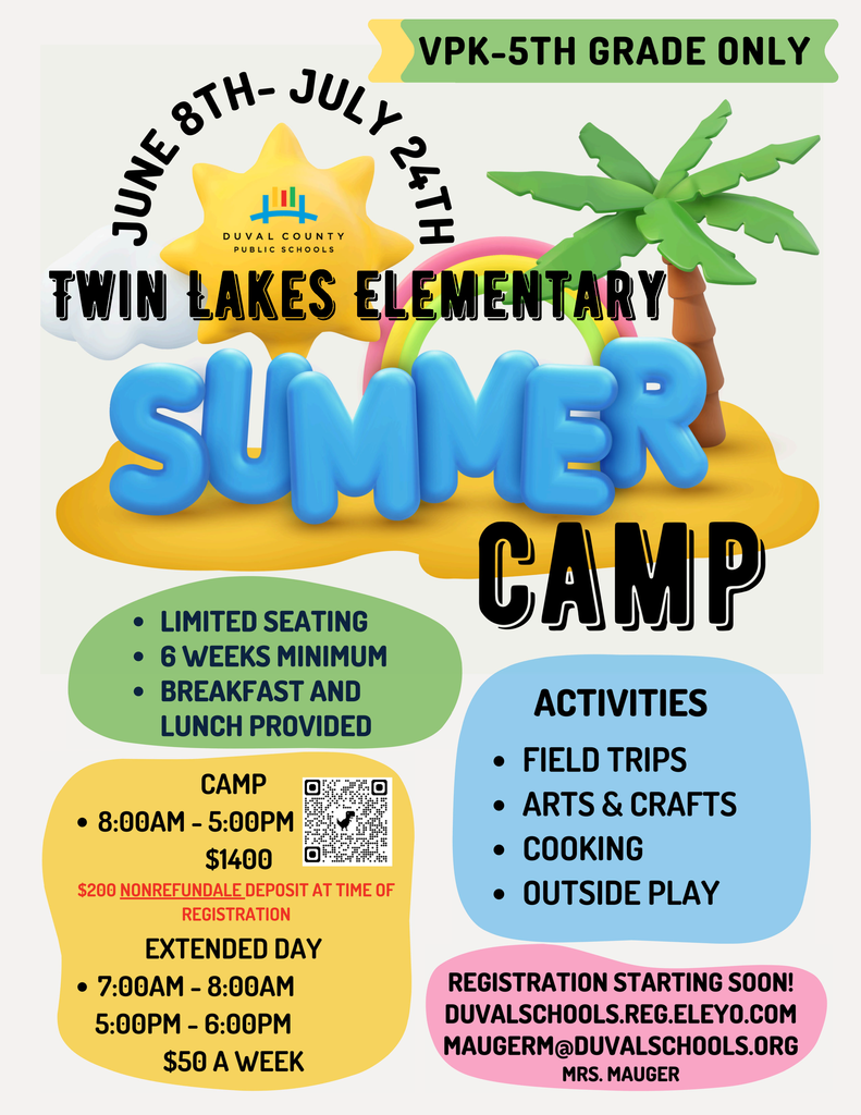 2026 Summer Camp Flyer