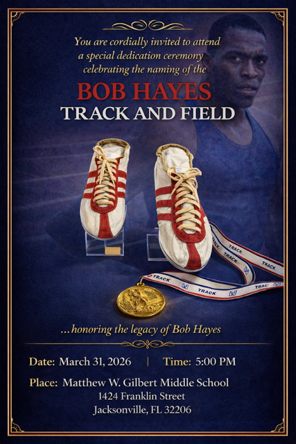 bob hayes event flyer