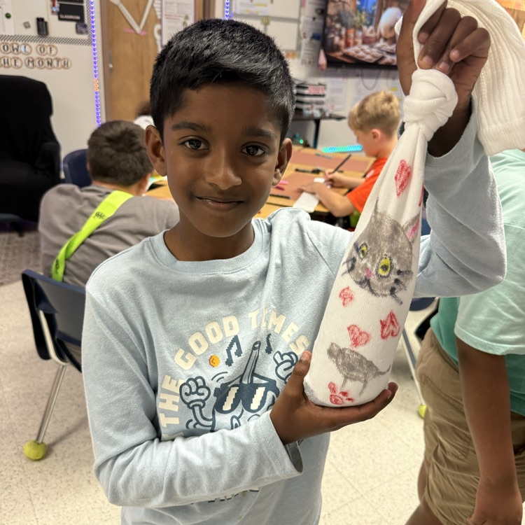 NEHS makes warmers for the Humane Society. 