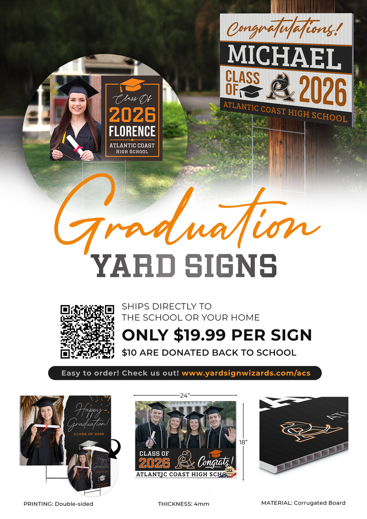 Graduation Yard Signs Available for Order. See post for details.